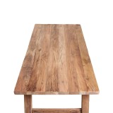 FARMWOOD CAFE TABLE RECYLCED TEAK 140 - CAFE, SIDE TABLES